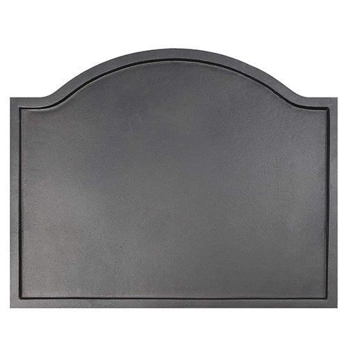 Oakestry Plain Design Cast Iron Fireback, Small