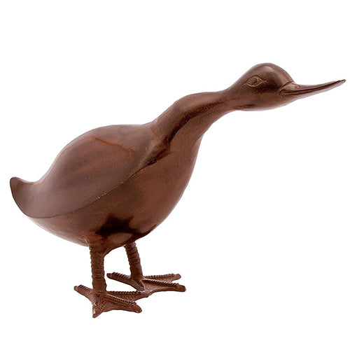 Oakestry E-09 hello duck garden statue bronze