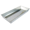 Vintage Charm with Antique Galvanized Steel Rectangular Plant Tray- 29 In: Perfect for Indoor & Outdoor Gardens