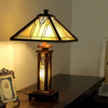 Oakestry Zella Tiffany-Style Mission Table Lamp