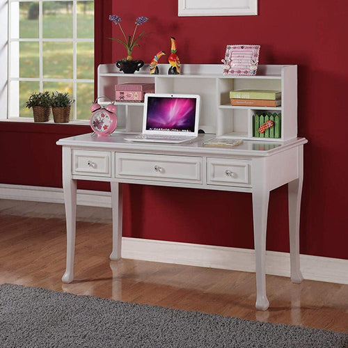 Everything You Need to Know Before Buying a Jenna Desk Transitional/White/Solid Wood