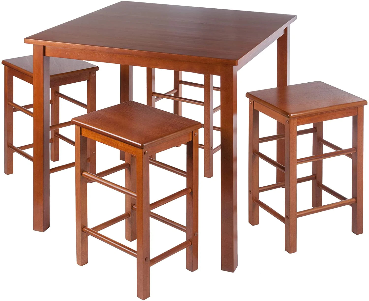 Stella Snack Table - 33.07x33.07x30.16 Teak Brings Both Elegance and Purpose to Your Area