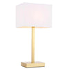 Elegant Decor Katherina Minimalistic Modern Metal Table Lamp In Brushed Brass
