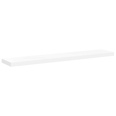 Oakestry Floating Wall Shelf White 47.2Inchx9.3Inchx1.5Inch MDF Contemporary Decorative Furniture