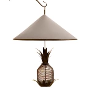 Hanging Squirrel Deflector Baffle – Black Powder-Coated Steel, Protects Bird Feeders from Squirrels