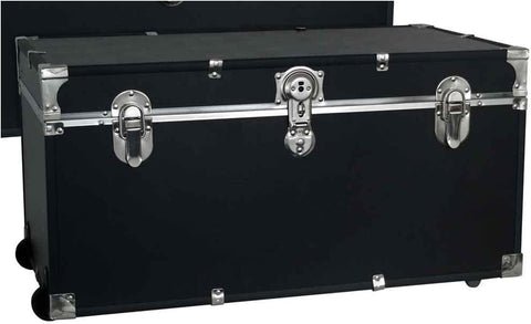Seward Traveler 31Inch Trunk with Wheels & Lock Black