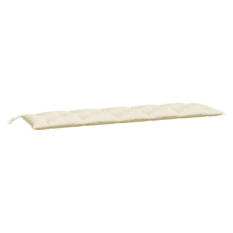 vidaXL Garden Bench Cushion Cream White 70.9x19.7Inchx2.8Inch FabricInch