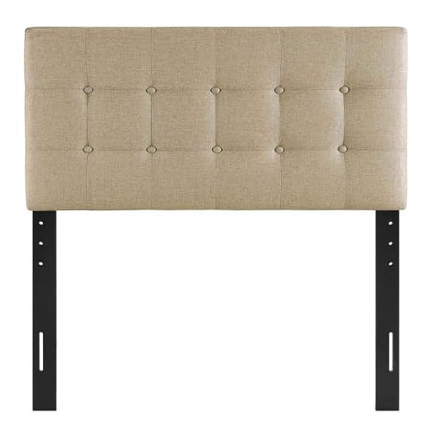 Emily Twin Upholstered Fabric Headboard