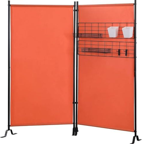 Galaxy II 2 Room Divider with Accessories Bin