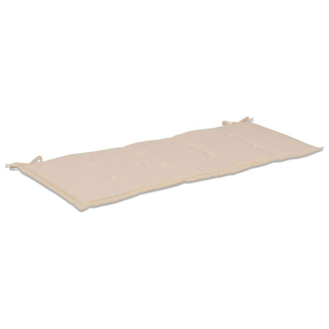 vidaXL Garden Bench Cushion Cream 47.2Inchx19.7Inchx1.2Inch