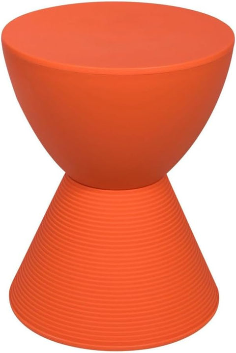 Modern ABS Plastic Elaine Side End Table for Patio Porch Deck Pool