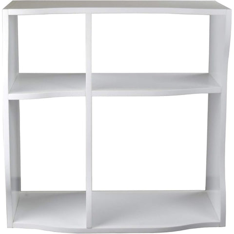 Oakestry Modern Wall Mounted Wave Shelf Floating Storage Rack for Living Room Bedroom Office Decorative Display Organizer for Books Plants Photos Home Décor