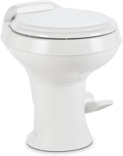 300 Series Gravity-flush Rv Toilet Home-like Comfort With Ergonomic Seat Durable