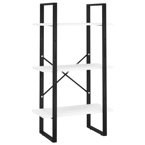 Oakestry Storage Shelf White 23.6 in.x11.8 in.x41.3 in. Engineered Wood Refined Living Space Essential