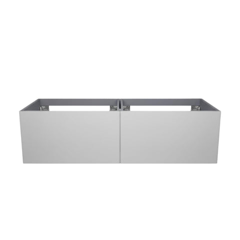 Oakestry Fifty Four Inch Nautical Blue Prestige Bathroom Vanity Cabinet with Hidden Full Width Pull Out Storage