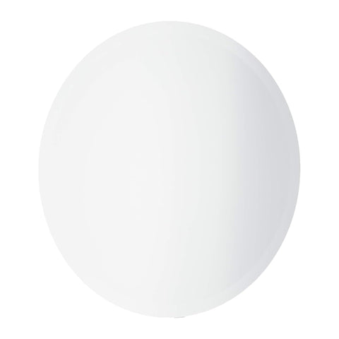 Oakestry 22 Inch Round Frameless Mirror Wall Mounted Decorative Vanity Mirror Polished Edge Modern Minimalist Design for Bathroom Bedroom Living Room Clear Reflection Easy Installation