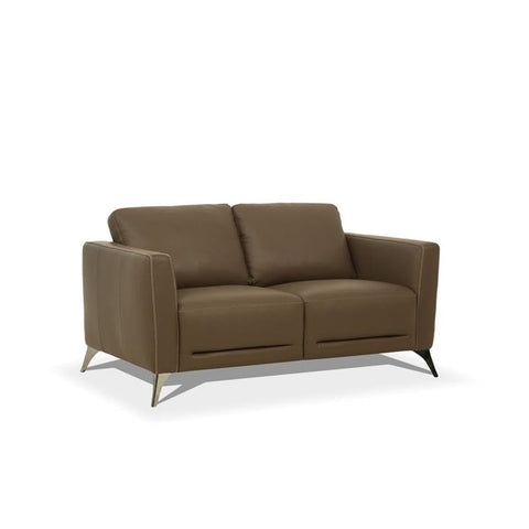ACME Malaga Loveseat, Taupe Leather