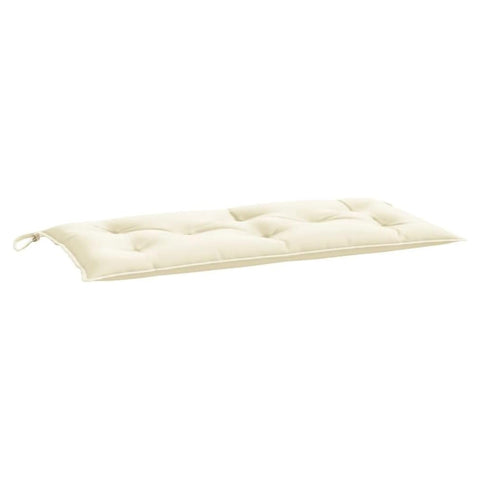 vidaXL Garden Bench Cushion Cream White 39.4x19.7Inchx2.8Inch FabricInch