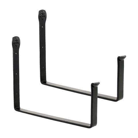 Oakestry Window Flower Box Wall Brackets 12 Inch Metal Support for Planters Decorative Mount for Outdoor Windowsills Balconies Patios Garden Display Strong Stable Hardware