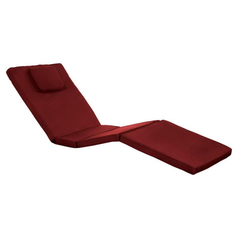 White Chaise Lounger Cushion