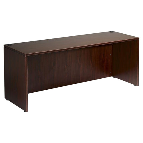 Boss Desk Shell 48X24, Mahogany
