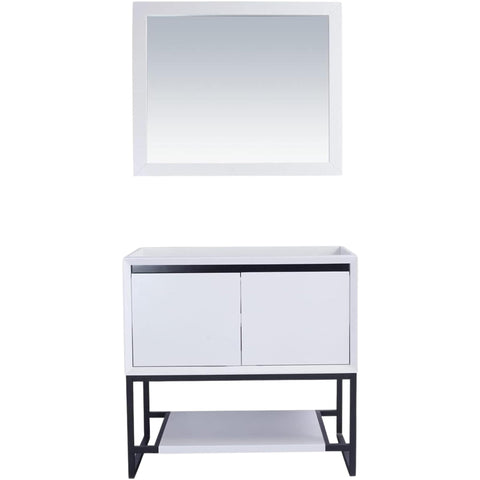 Oakestry Alto Collection Modern Bathroom Vanity Cabinet, Solid Oak Frame, Handleless Soft-Close Drawers, Wall Mount or Freestanding