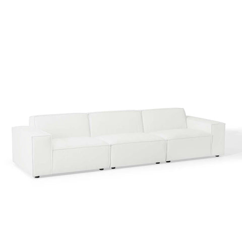 Oakestry Luxury Inspired Restore 3-Piece Sectional Sofa Comfortable Indoor Sectional Sofa for Living Room Apartment Lounge Reception Area Premium Everyday Styling