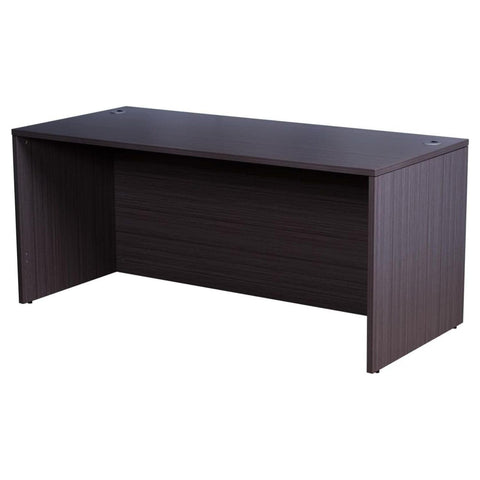 Boss Desk Shell, 66 InchesW X 30 InchesD, Driftwood