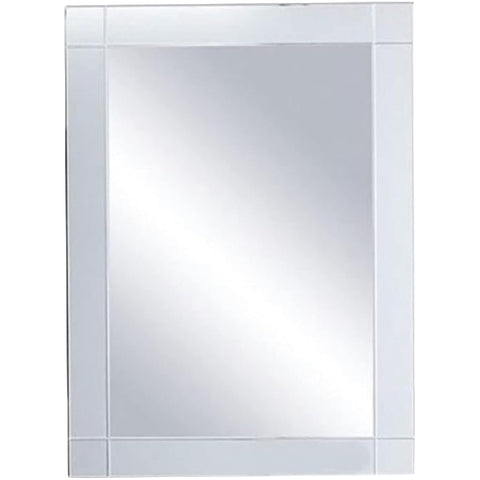 Oakestry 22.25" Mirrored Medicine Cabinet, Surface Mount, Powder Coated Steel Frame, Adjustable Glass Shelves, Reversible Door, Pre-Assembled Bathroom Mirror Cabinet