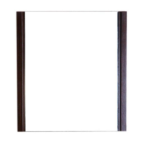 Oakestry 24 Inch Wood Frame Mirror Wenge Finish Decorative Wall Mirror Rectangular Vanity Bathroom Mirror Wooden Framed Mirror for Bedroom Living Room Entryway Modern Farmhouse Home Decor