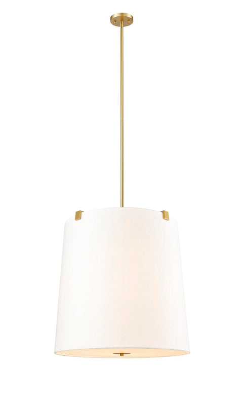 Oakestry Weston 6 Light Pendant Modern Gold Ceiling Lighting Fixture Adjustable Hanging Chandelier for Kitchen Island Dining Room Living Space Luxury Contemporary Indoor Illumination