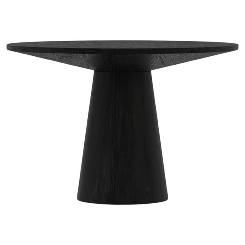 Cove Round 47inch Dining Table Vintage Black