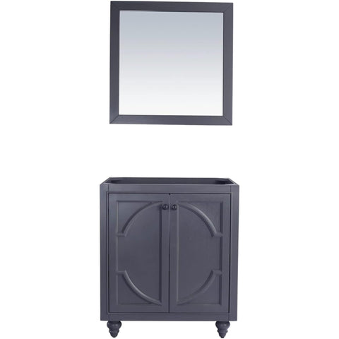 Oakestry Odyssey Contemporary Bathroom Vanity Cabinet with Soft-Close Doors & Dovetail Drawer, Solid Oak Wood, Maple Grey (Sink Not Included)