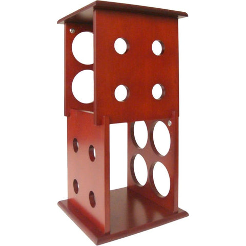 Oakestry WX16662 Wine Rack 8 Bottle Capacity Wine Storage Organizer Stylish Wine Holder for Kitchen Dining Room Living Room Countertop Vertical Display Home Bar and Wine Cellar Storage