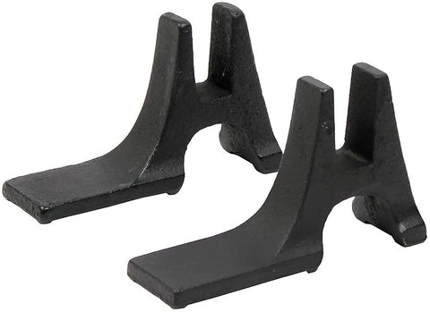 Oakestry Fireback Supports Black, 8.25" L X 5.25" W X 5.5" H