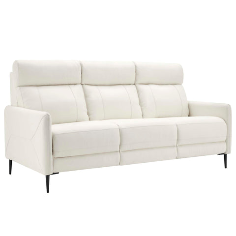 Oakestry Luxury Inspired Huxley Leather Sofa Comfortable Indoor Sofa for Living Room Apartment Lounge Reception Area Everyday Premium Styling