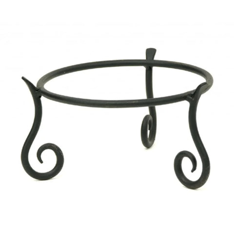 Oakestry Short Metal Display Stand Low Profile Plant Bowl Globe Holder Indoor Outdoor Decor Stable Black Finish Compact Riser for Garden Patio Balcony Tabletop Use Durable Design Everyday Style Accent