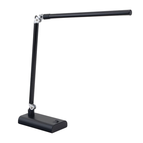 Oakestry LED Desk Lamp Black Slim Profile Energy Efficient Office Table Light Modern Reading Study Home Decor