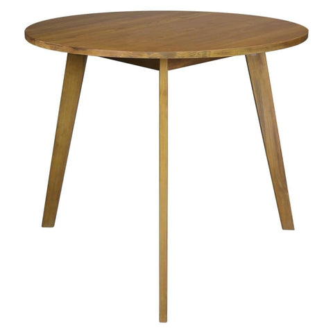 Genuine 36in. Round Dining Table with Solid American Gum - Harvest Gold