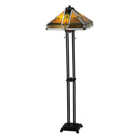 Oakestry 56 Inch Abilene Floor Lamp Tall Standing Light Decorative Accent Fixture for Living Room Bedroom Reading Nook Office Corner Home Decor