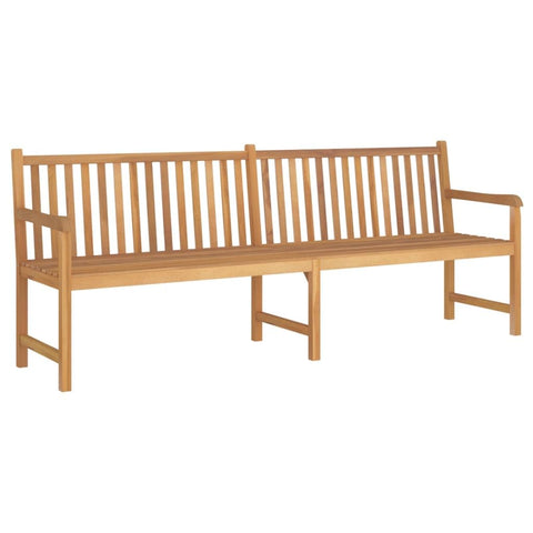 Oakestry Patio Bench 89 8 inches Solid Teak Wood Outdoor Garden Seating Furniture Weather Resistant Durable Heavy Duty Modern Backyard Porch Deck Lawn