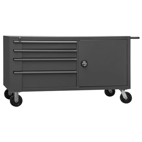 Oakestry Industrial Steel Organization Cabinet Robust Versatile Mobile Drawer Ready Rolling Secure Closure Maintenance Shop Facility