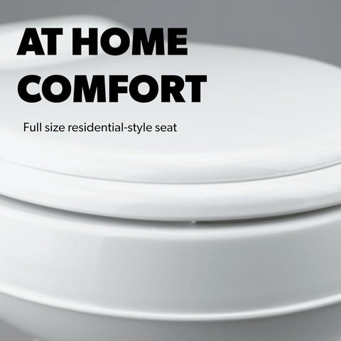 300 Series Gravity-flush Rv Toilet Home-like Comfort With Ergonomic Seat Durable