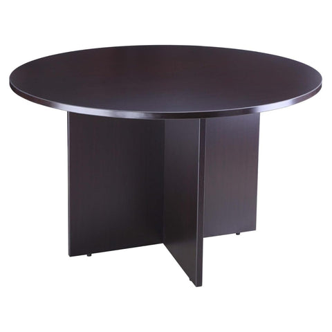 Boss 47 Inches Round Table, Mocha