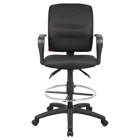 Boss Multi-Function Fabric Drafting Stool W/ Loop Arms