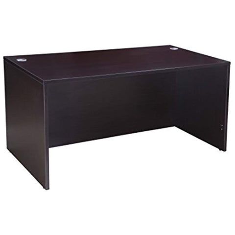Boss Desk Shell, 60 InchesW X 30 InchesD, Mocha