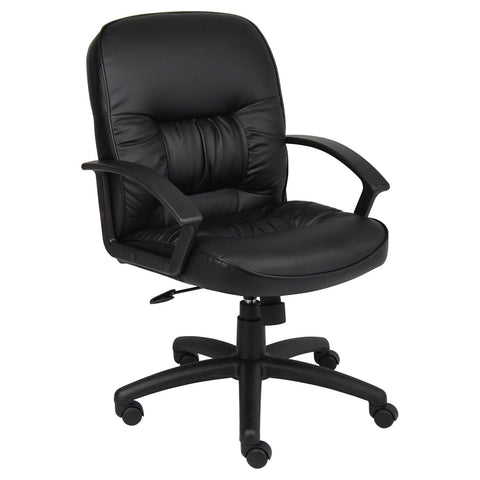 Boss Mid Back LeatherPlus Chair