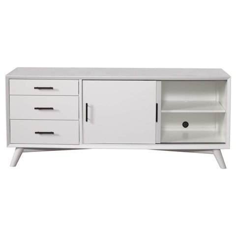 Flynn Large TV Console  White