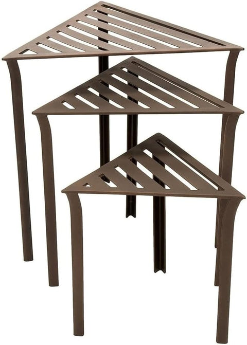 Oakestry Triangular Nesting Tables Set