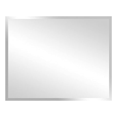 Oakestry Round Frameless Mirror Wall Mounted Decorative Vanity Mirror Polished Edge Modern Minimalist Design for Bathroom Bedroom Living Room Clear Reflection Easy Installation